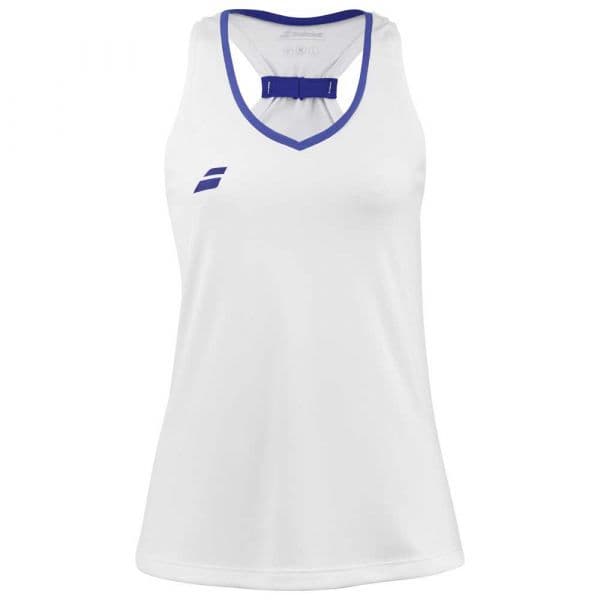 Babolat Play Top Sleeveless T-shirt Branco XO Mulher