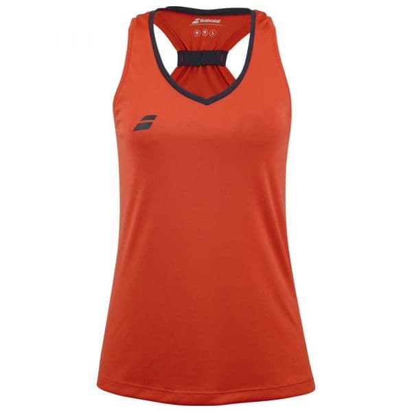 Babolat Play Top Sleeveless T-shirt Laranja L Mulher