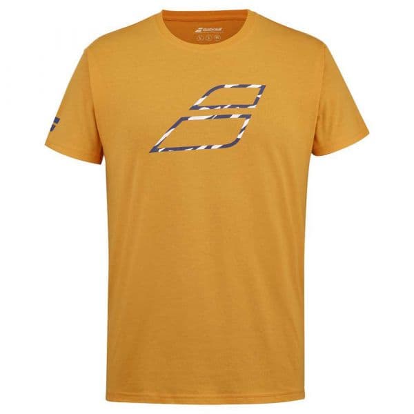 Babolat Exercise Big Flag Short Sleeve T-shirt Amarelo S Homem