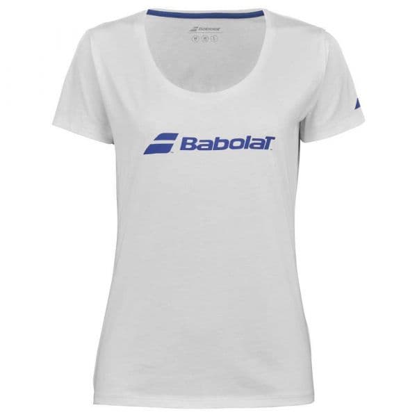 Babolat Exercise Short Sleeve T-shirt Branco XL Mulher