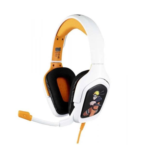 Konix Naruto Gaming Headset Branco e Preto