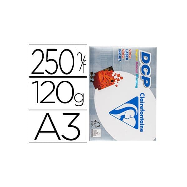 Clairefontaine Papel Cópia Branco DCP 120gr A3 250 Fls - L72169