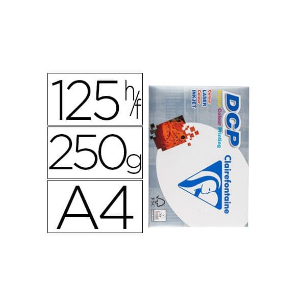 Clarefontaine Resma 125 Fls Papel A4 250g - 1857C