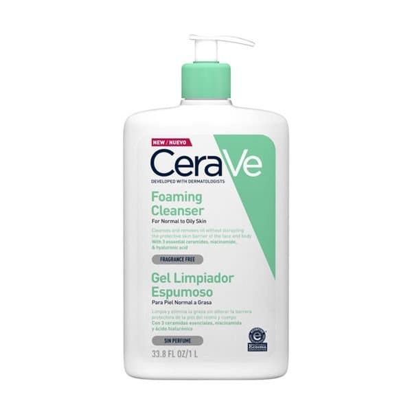 CeraVe Foaming Cleanser Gel Limpiador Espumoso 1000ml