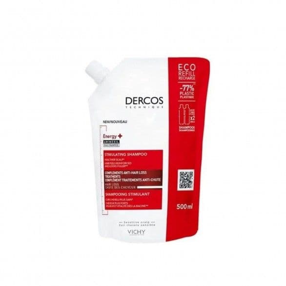 Vichy Dercos Shampoo Estimulante Ecorefill Recarga 500ml