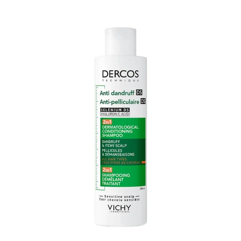 Vichy Dercos Anti-dandruff Shampoo e Condicionador 2 em 1 Anti-caspa 200ml