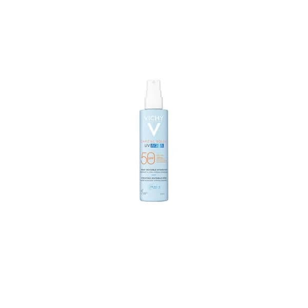 Protetor Solar Vichy Capital Soleil UV Aqua Spray Hidratante Invisível FPS50 200ml