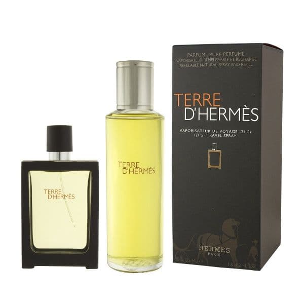 Hermès Terre D'Hermès Man Eau de Parfum 30ml + Eau de Parfum 125ml Recarga Coffret