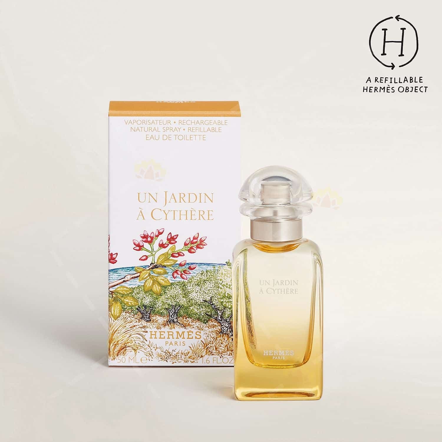 Hermès Un Jardin à Cythère Eau de Toilette Recarregável 50ml (Original)