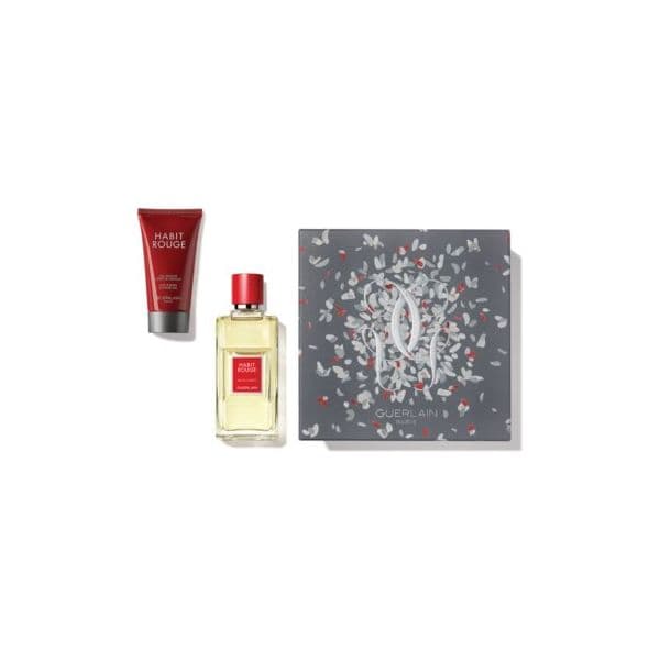 Guerlain Habit Rouge Eau de Toilette 100ml + Gel de Banho 75ml Coffret