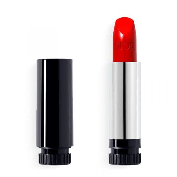 Dior Batom Color Couture Acabamento Acetinado Tom 999 Velvet Recarga