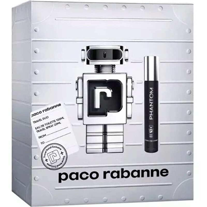 Paco Rabanne Phantom Man Eau de Toilette 100ml + Eau de Toilette 20ml Coffret