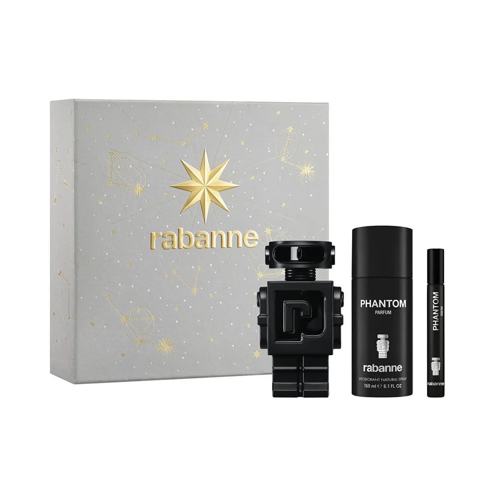 Paco Rabanne Phantom Man Eau de Parfum 100ml + Eau de Parfum 10ml + Deodorant Spray 150ml Coffret