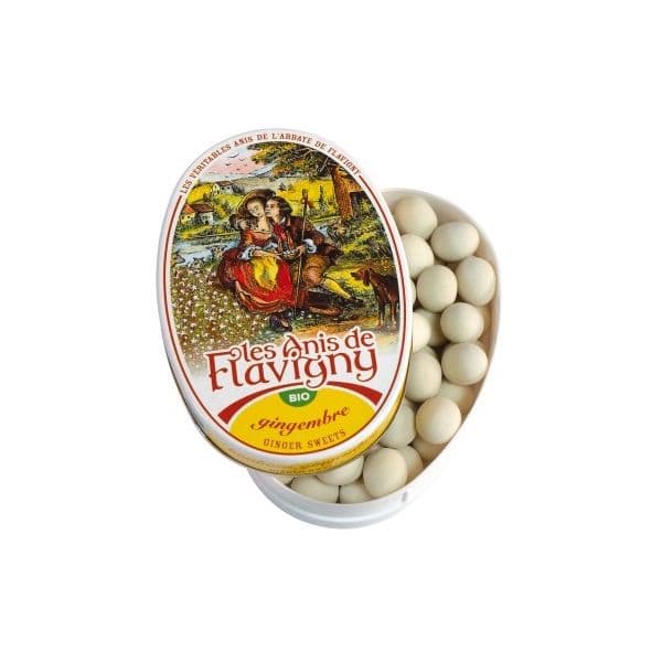 Les Anis de Flavigny Rebuçados Gengibre Bio 50g