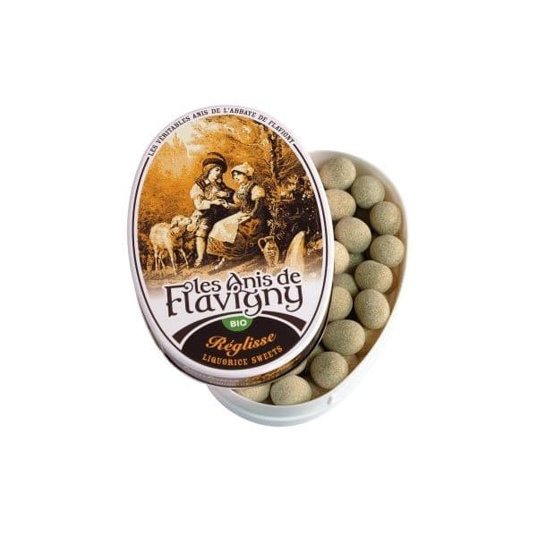 Les Anis de Flavigny Rebuçados Alcaçuz Bio 50g