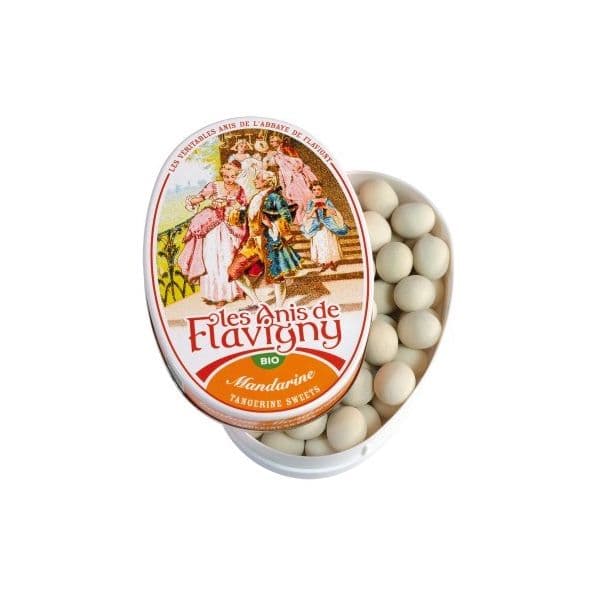Les Anis de Flavigny Rebuçados Tangerina Bio 50g