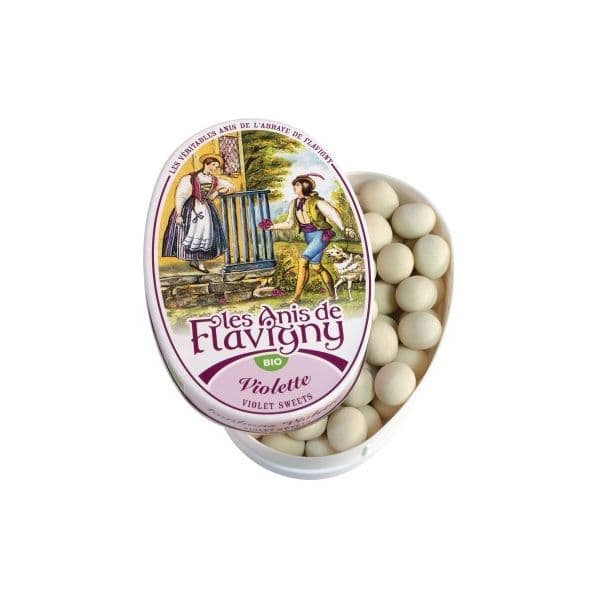 Les Anis de Flavigny Rebuçados Violeta Bio 50g