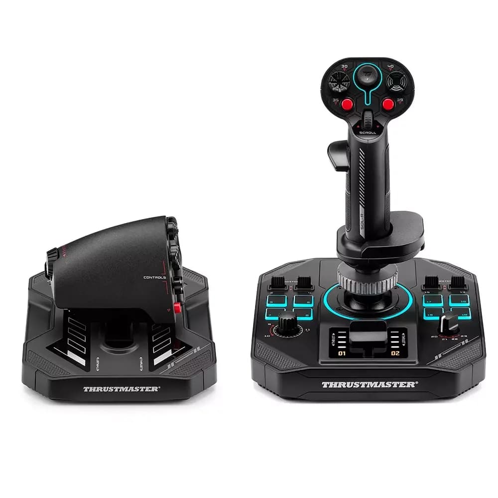 Thrustmaster Joystick e Acelerador Sol-R 4 HOTAS Preto
