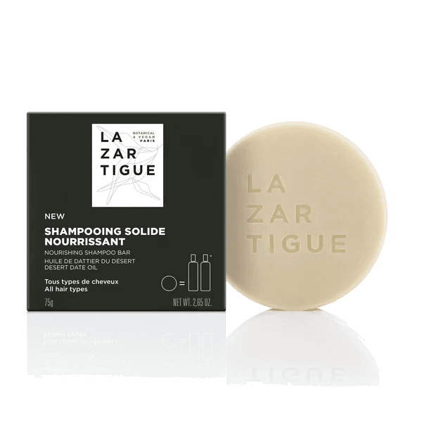 Lazartigue Nourish Champô Sólido 75g – Nutrição & Suavidade