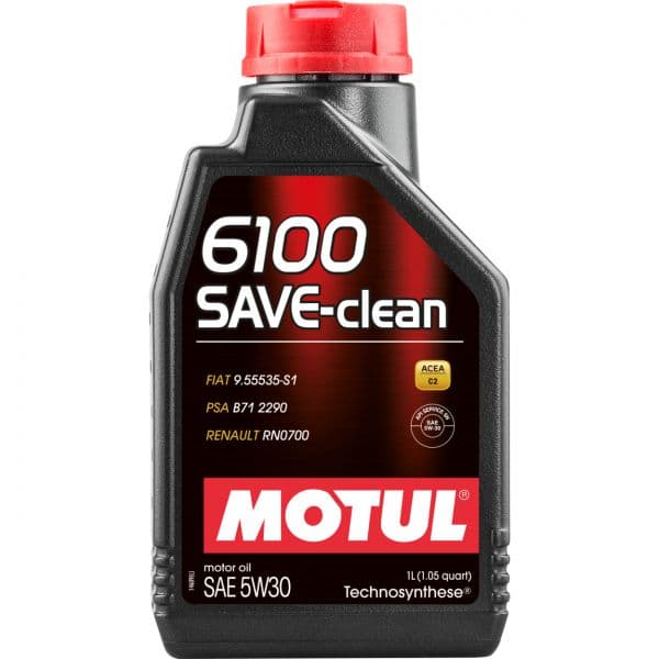 Motul Óleo Motor Ligeiro 6100 Save-clean C2 5W30 1L
