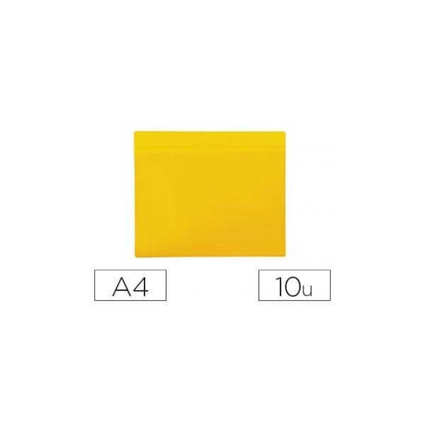 Tarifold 10 un. Bolsas p/ Pendurar DIN A4 Vertical Amarelo - 162044