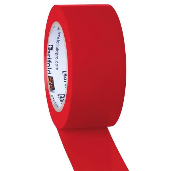 Tarifold Fita Adesiva de Sinalização e Marcação, Vermelha, 33m x 50mm, para Chão e Segurança