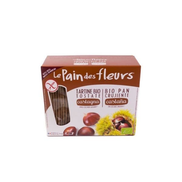 Le Pain des Fleurs Pão Flores Castanha S/ Gluten Bio 150g