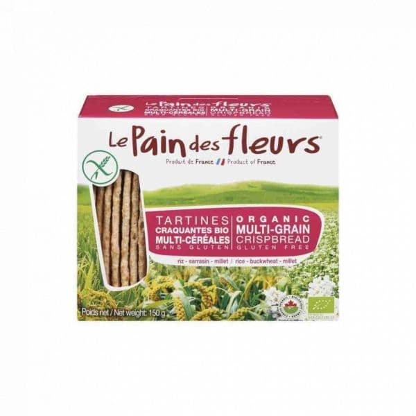 Le Pain des Fleurs Pão Flores Multicereais sem Gluten Bio 150g