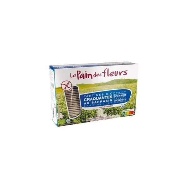 Le Pain des Fleurs Tostas Bio de Trigo Sarraceno sem Glúten 300g