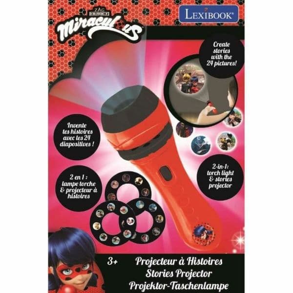 Lexibook Lanterna Projeção Miraculous Ladybug