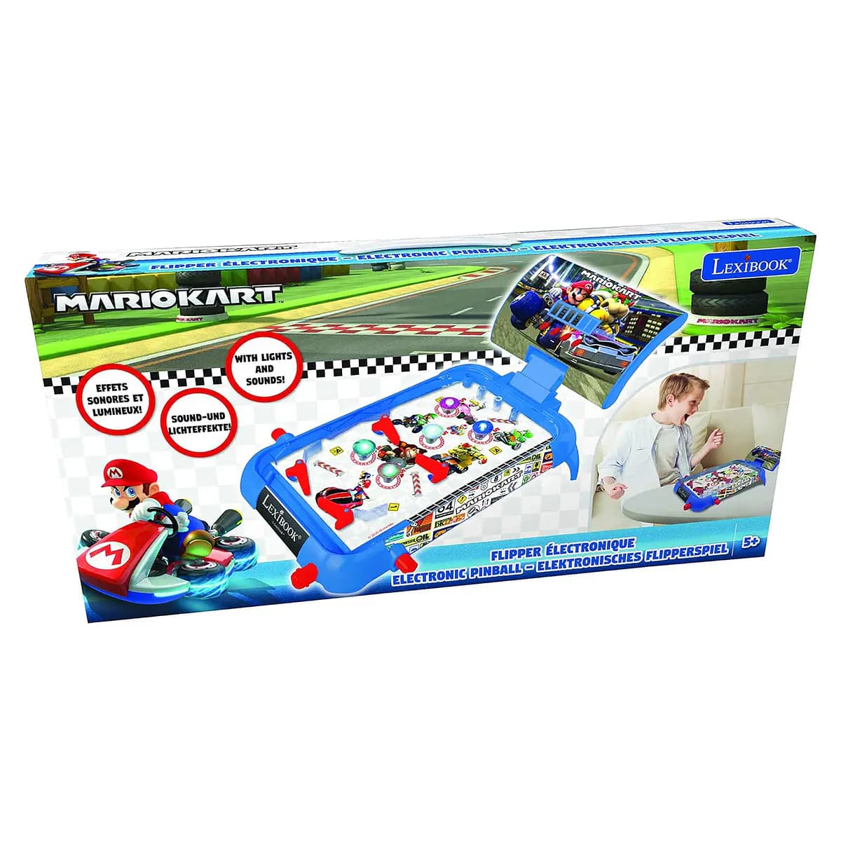 Lexibook Mesa Elétrica Pinball MarioKart