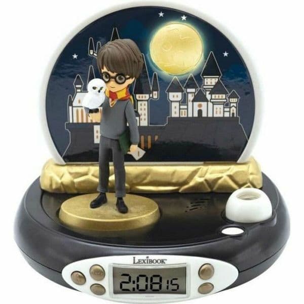 Lexibook Despertador Projetor 3D Harry Potter Preto