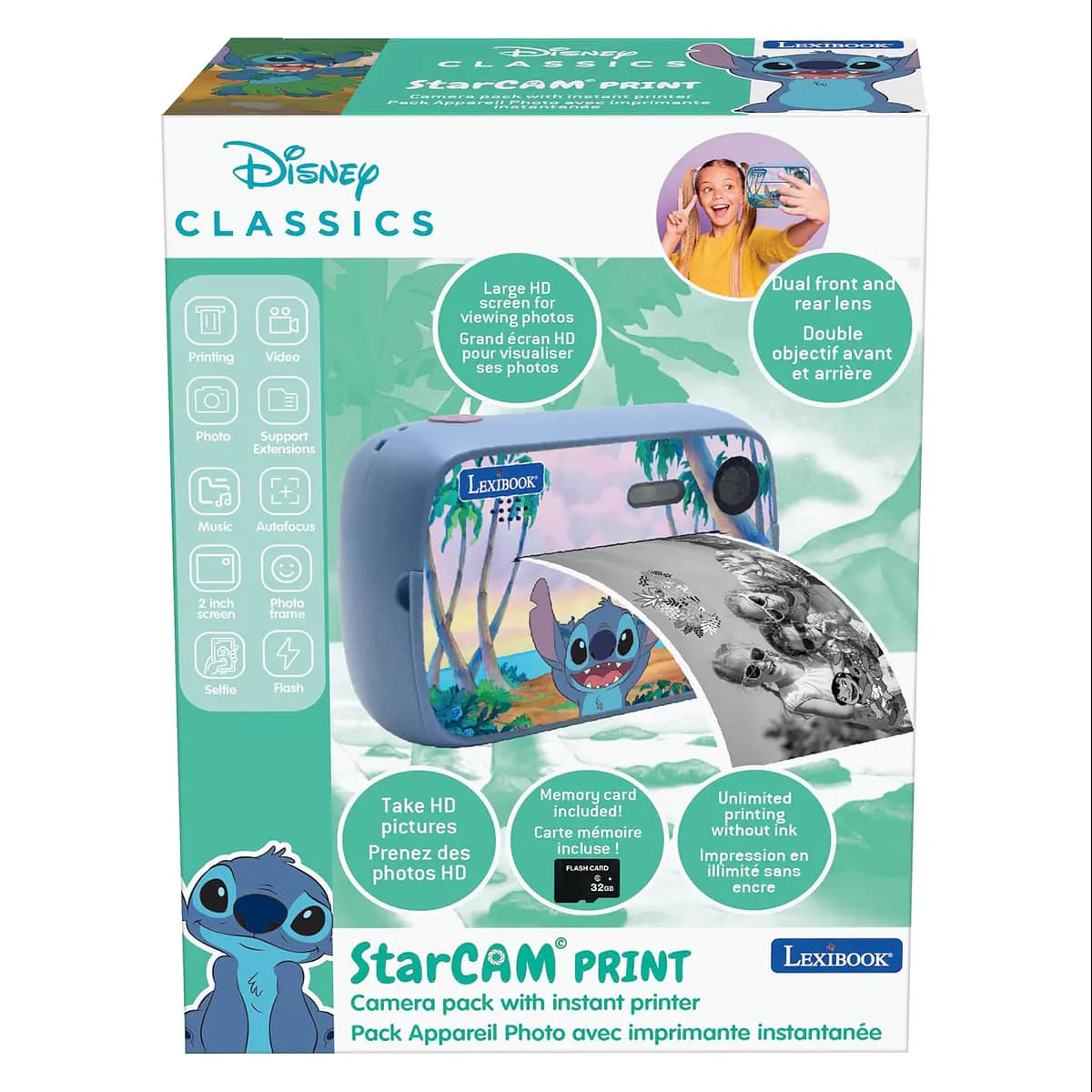 Lexibook Câmera Instantânea Starcam® Print
