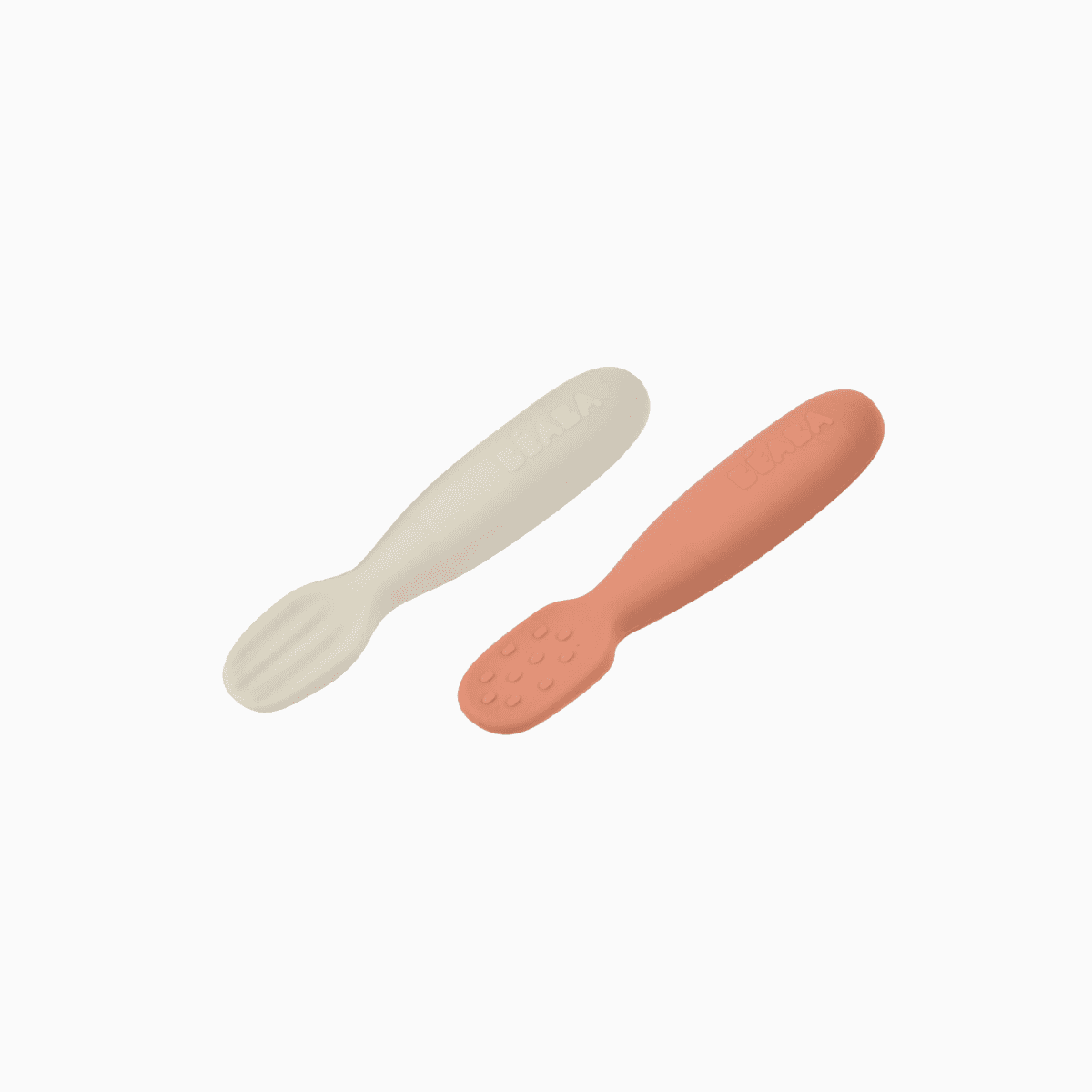 Béaba Conjunto 2 Pré-colheres Silicone Terracota