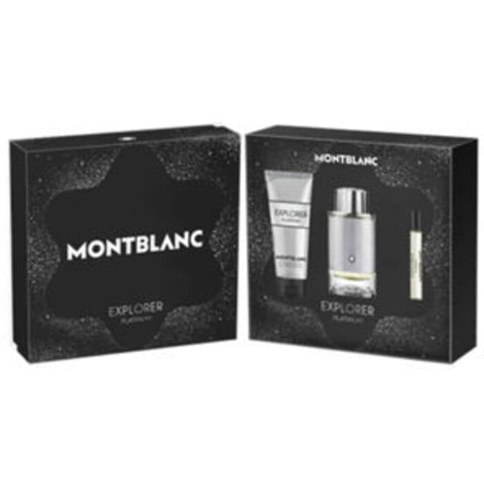 Explorer Platinum Gift set EDP 100 ml, shower gel 100 ml and miniature EDT 7.5 ml