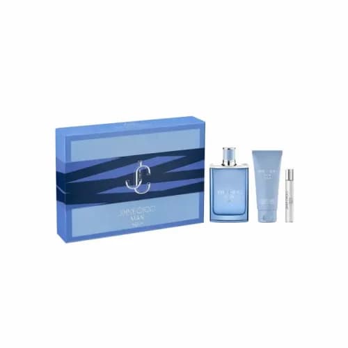 Jimmy Choo Man Aqua Eau de Toilette 100ml + Eau de Toilette 7.5ml + Gel de Duche 100ml Coffret