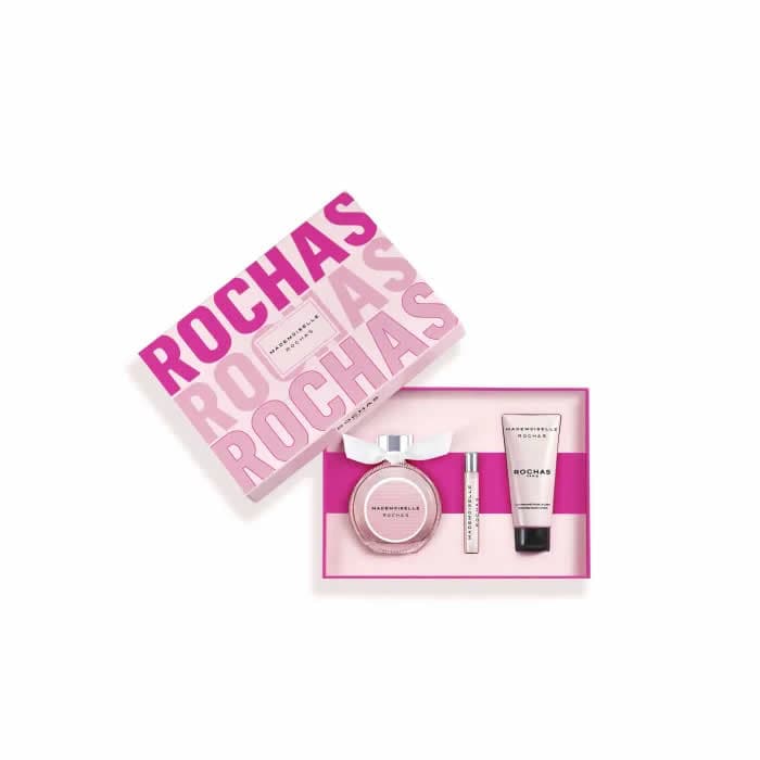 Rochas Mademoiselle Rochas Eau de Parfum Spray 90ml + Eau de Parfum Spray 7,5ml + Body Lotion 100ml