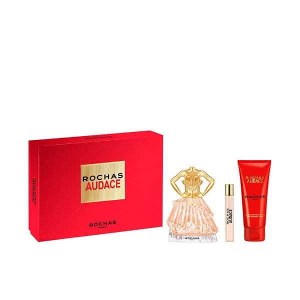 Rochas Audace Eau de Parfum 90ml + Eau de Parfum 7.5ml + Loção Corporal 100ml Coffret