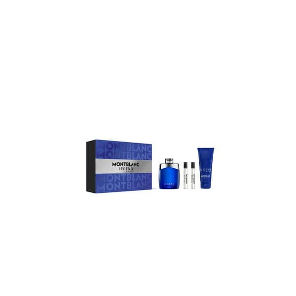 Montblanc Legend Blue Man Eau de Parfum 100ml + Gel de Duche 100ml + Mini Eau de Parfum 7.5ml + Mini Eau de Parfum 7.5ml Coffret