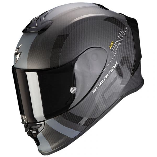 Scorpion Capacete Exo-R1 Carbon Air Mg Matt Black Silver L