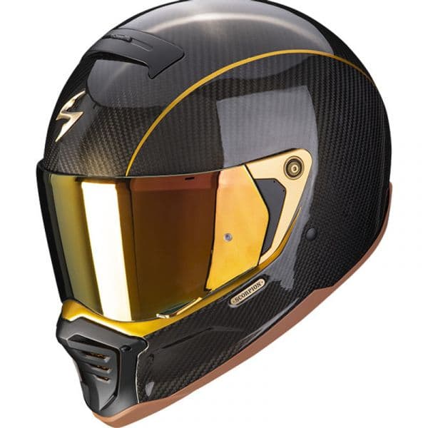 Scorpion Capacete Exo-HX1 Carbon Se Black Gold Xs