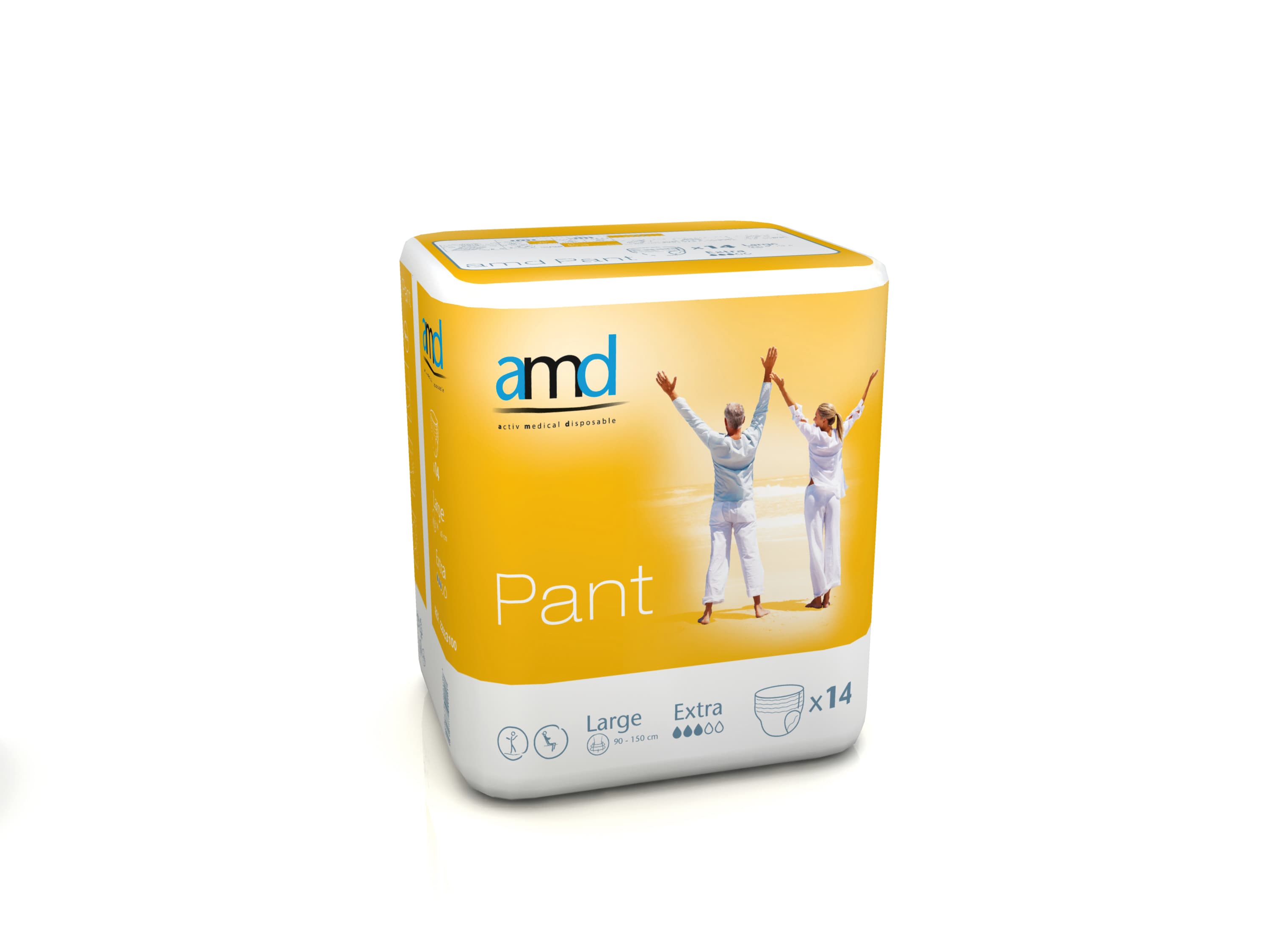 AMD Cueca Extra T.L x14 uni.
