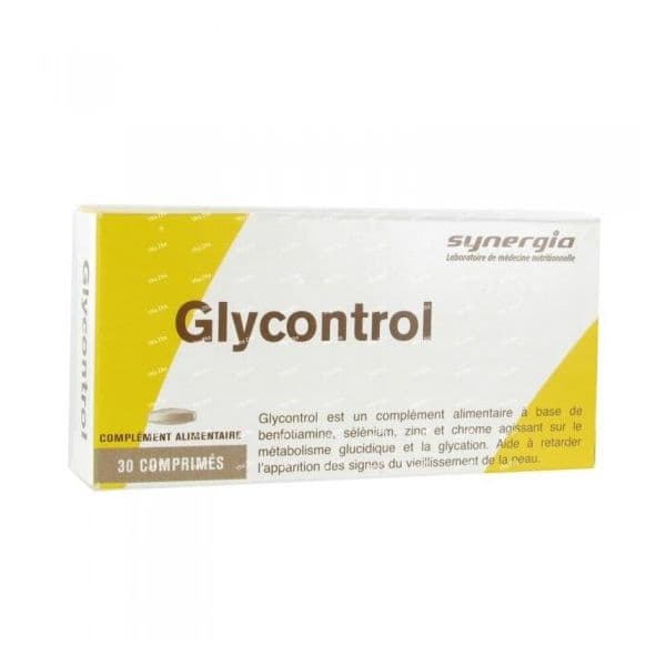 Synergia Glycontrol 30 Comprimidos