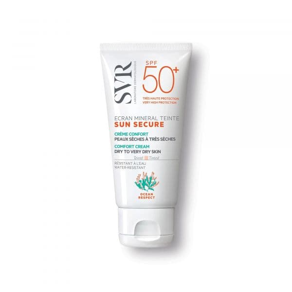 Protetor Solar SVR Sun Secure Ecran Minéral Creme com Cor PS SPF50+ 50ml
