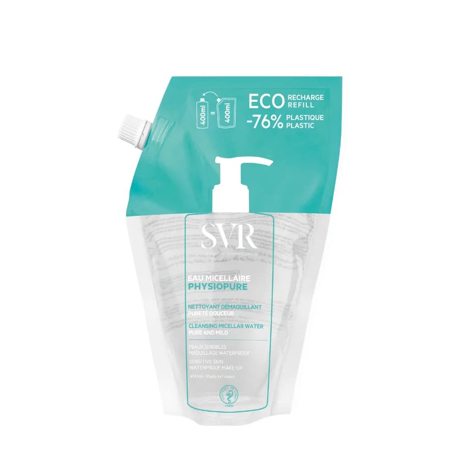 SVR Physiopure Água Micelar Desmaquilhante Recarga 400ml
