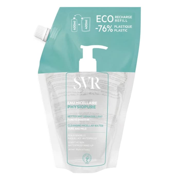 SVR Physiopure Água Micelar Desmaquilhante Recarga 400ml