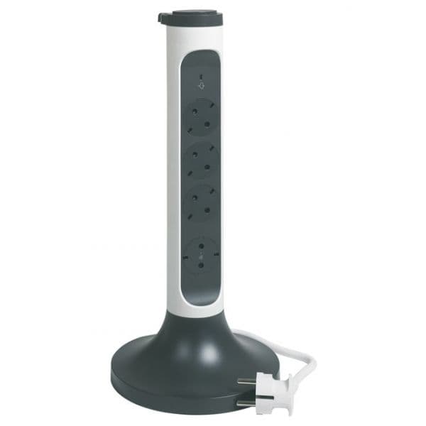 Legrand Torre 4 Tomadas 2m Branco com Proteção