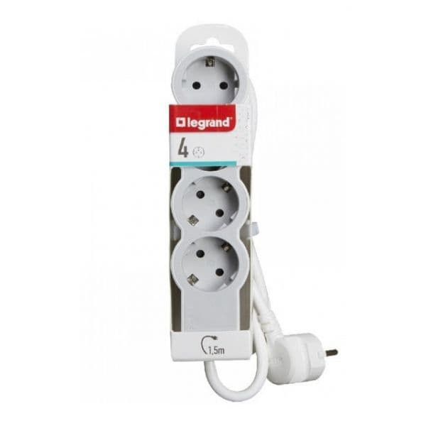 Legrand Extensão Elétrica 4 Tomadas 4X2P+T 1.5MT
