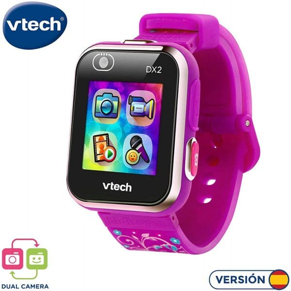 Concentra Kidizoom Smart Watch DX2 Selfie Dual Câmara (Espanhol) - Roxo Floral