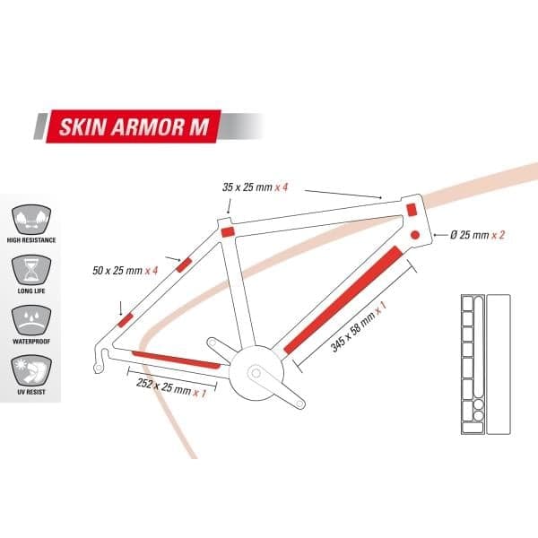 PROTEÇAO QUADRO BIC AUTOC ZEFAL SKIN ARMOR M2600